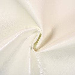 Ткань Дерматин (Кожзам) для мебели (Ширина 138см), цвет Белый (на отрез) в Черкесске