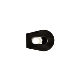 Зажим для шнура 4 мм KL цвет Чёрный + Белый (поштучно)  в Черкесске