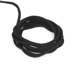 Шнур для одежды 4,5 мм, цвет Чёрный (на отрез)  в Черкесске