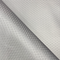 Ткань Oxford 300D PU Рип-Стоп СОТЫ, цвет Светло-Серый (на отрез) в Черкесске