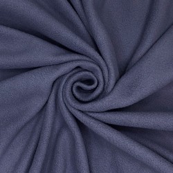 Ткань Флис Односторонний 130 гр/м2, цвет Темно-серый (на отрез)  в Черкесске