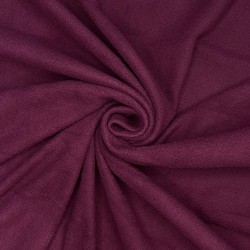 Ткань Флис Односторонний 130 гр/м2 (Ширина 150см), цвет Бордовый (на отрез) в Черкесске