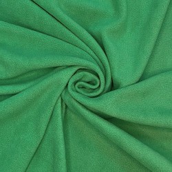 Ткань Флис Односторонний 130 гр/м2 (Ширина 150см), цвет Зелёный (на отрез) в Черкесске
