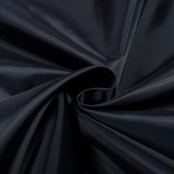 Ткань подкладочная Таффета 190Т (Ширина 150см), цвет Темно-Синий (на отрез) в Черкесске