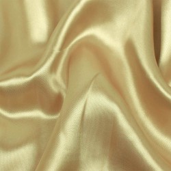 Ткань Атлас-сатин ЛЮКС, цвет Золотой (на отрез)  в Черкесске