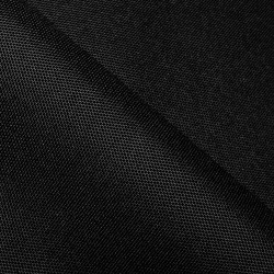 Прорезиненная ткань Оксфорд 600D ПВХ, Черный (на отрез)  в Черкесске
