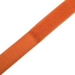 Контактная лента 25мм цвет Оранжевый (велькро-липучка, на отрез)  в Черкесске