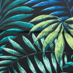 Интерьерная ткань Дак (DUCK), принт &quot;Тропические листья&quot; (на отрез)  в Черкесске