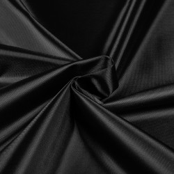 *Ткань Оксфорд 210D PU, цвет Черный (на отрез)  в Черкесске