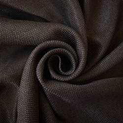 Ткань Блэкаут для штор светозатемняющая 75% &quot;Рогожка Темно-коричневая&quot; (опт)  в Черкесске