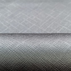 Ткань Блэкаут для штор светозатемняющая 100% (Ширина 280см)  &quot;Орнамент Серый&quot; (на отрез) в Черкесске