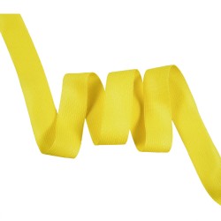 Окантовочная лента-бейка, цвет Жёлтый 22мм (на отрез)  в Черкесске