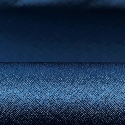 Ткань Блэкаут для штор светозатемняющая 100% &quot;Орнамент Синий&quot; (на отрез)  в Черкесске